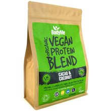 BodyMe Organic Vegan Protein Powder Blend - Cacao & Coconut - 1kg (30 Servings)