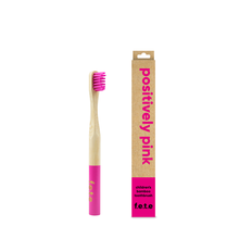f.e.t.e | 'Positively Pink' Children's Soft Bamboo Toothbrush