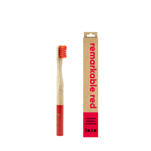 f.e.t.e | 'Remarkable Red' Children's Soft Bamboo Toothbrush