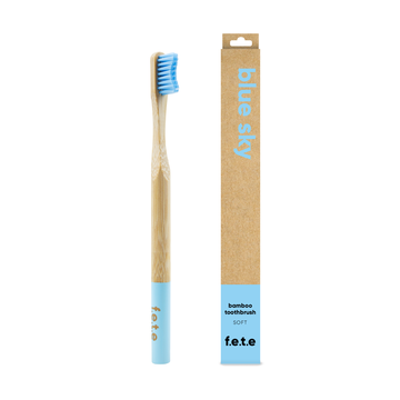 f.e.t.e | 'Blue Sky' Adult's Soft Bamboo Toothbrush