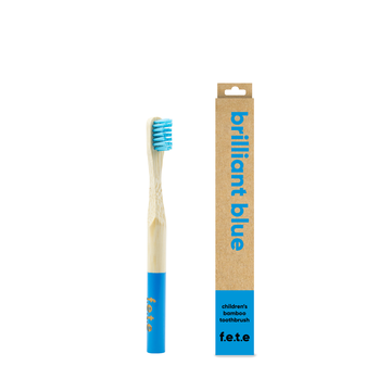 f.e.t.e | 'Brilliant Blue' Children's Soft Bamboo Toothbrush