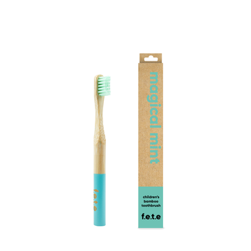 f.e.t.e | 'Magical Mint' Children's Soft Bamboo Toothbrush